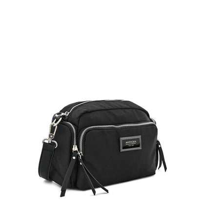 Cartera bandolera mediana ziva negro