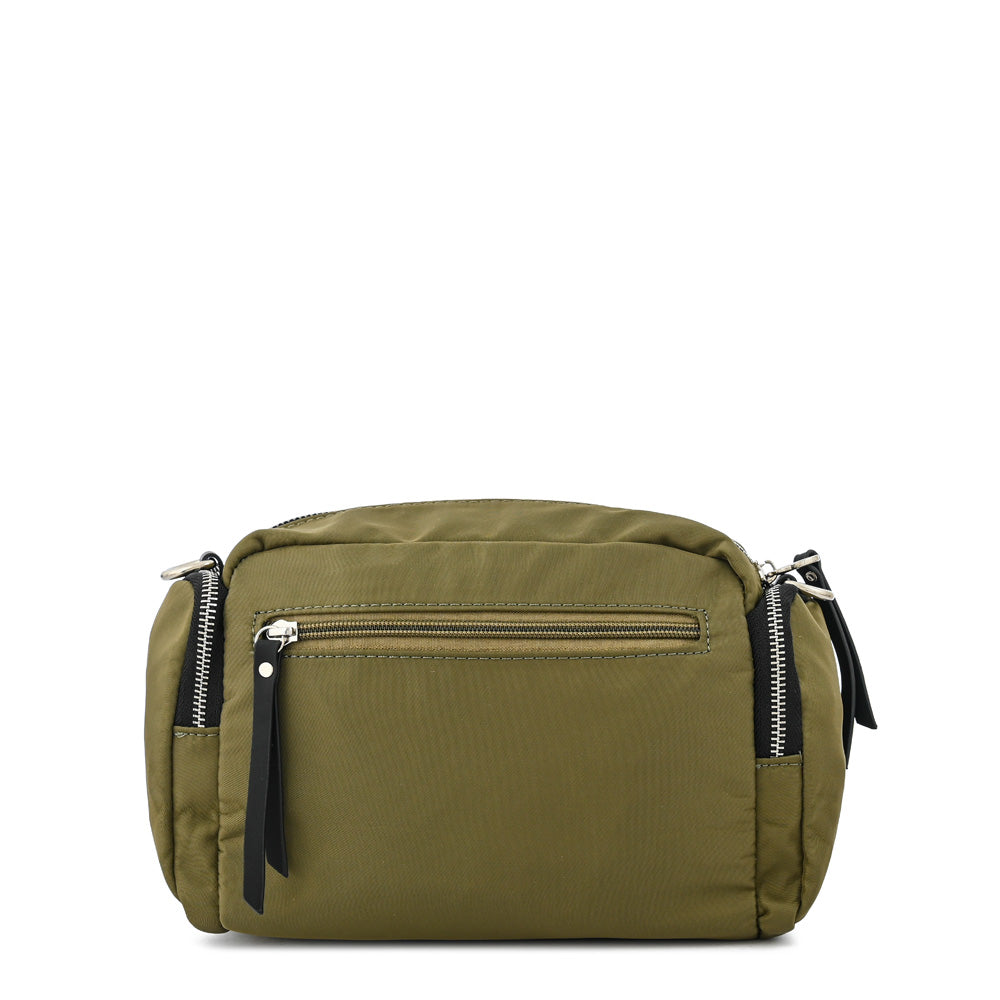 Cartera bandolera ziva mediana verde oliva