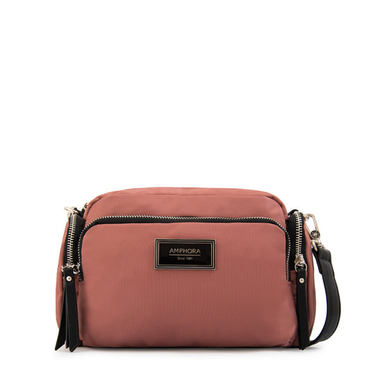 Cartera Bandolera ziva mediana rosa viejo