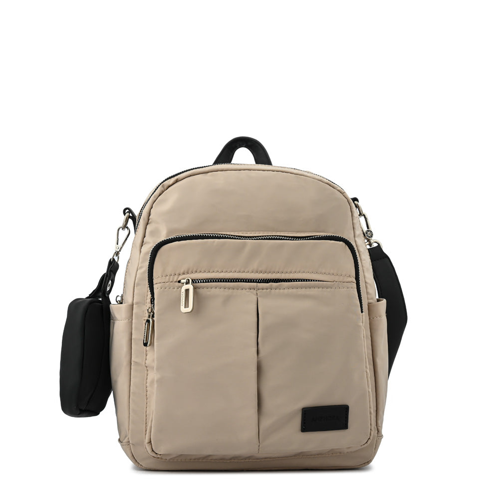 Mochila grande aura taupe