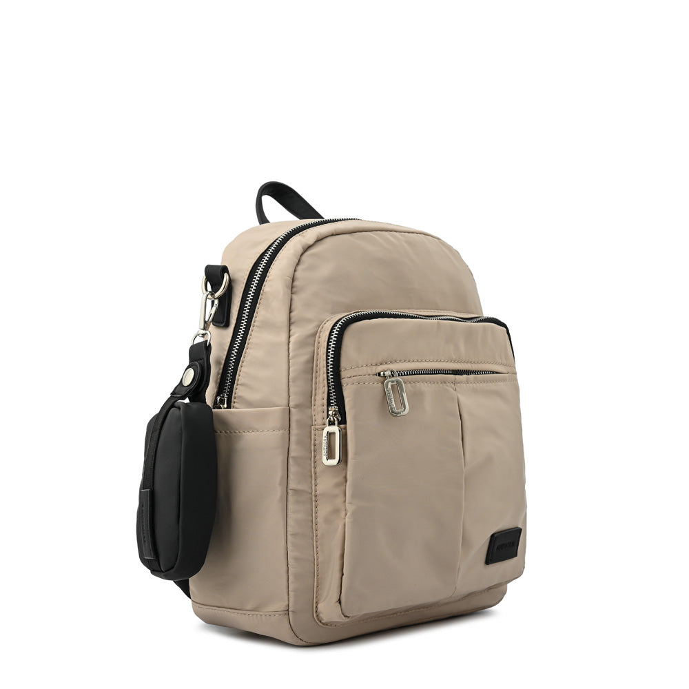 Mochila grande aura taupe