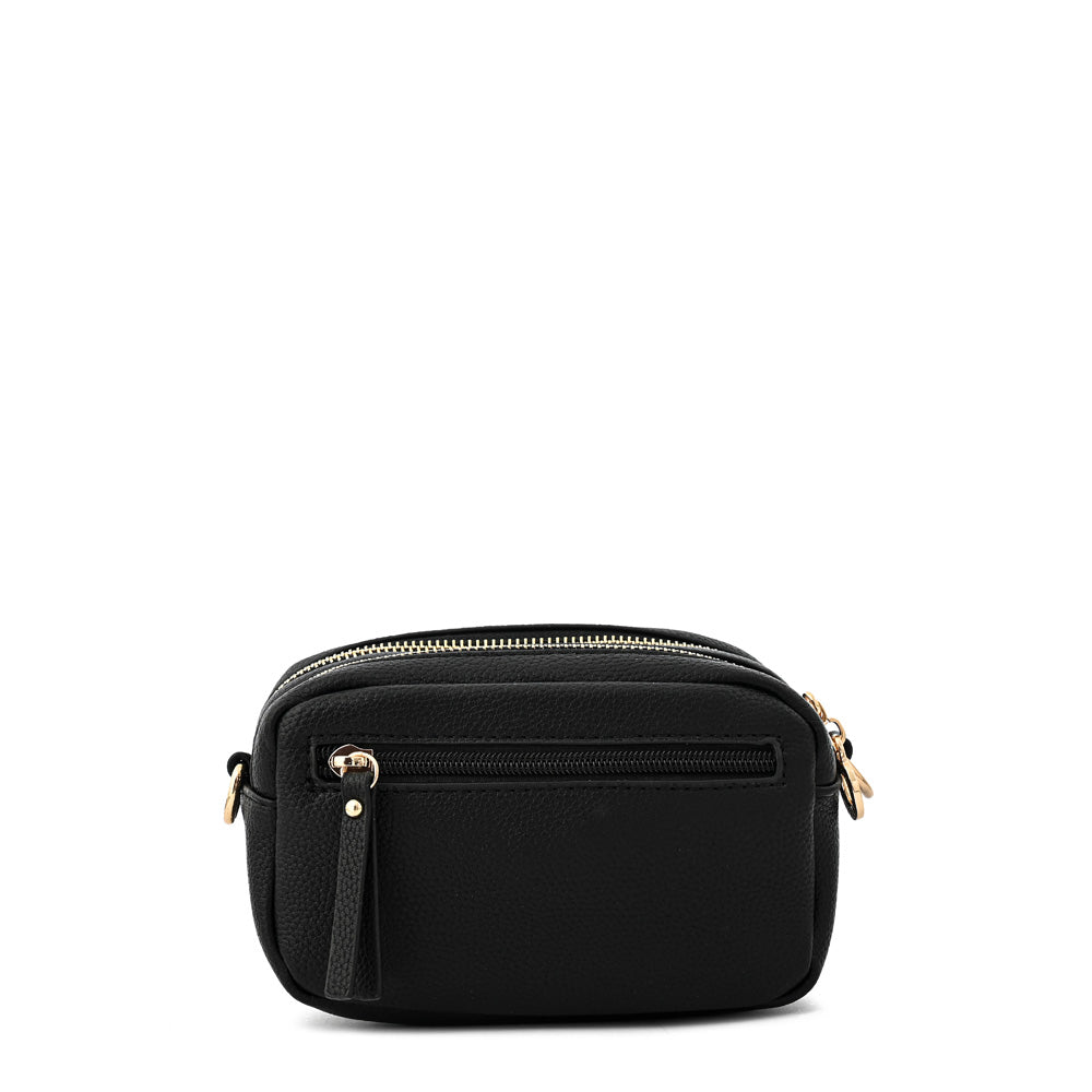 Cartera bandolera delia pequeña negro