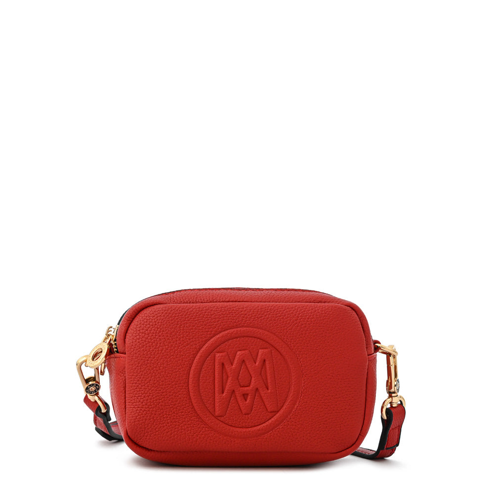 Cartera bandolera delia pequeña rojo