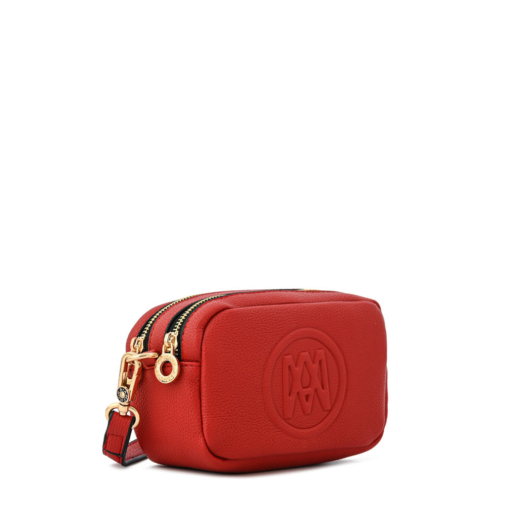 Cartera bandolera delia pequeña rojo
