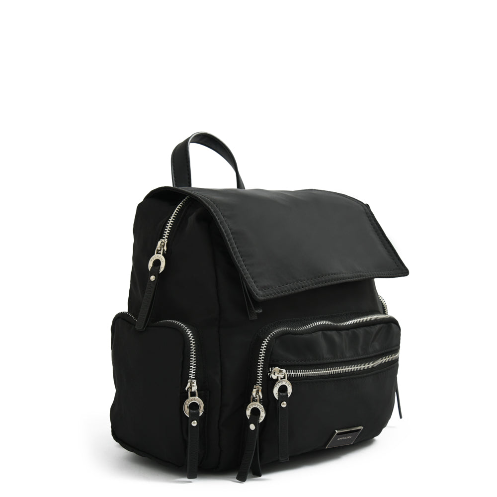 Mochila con tapa mediana harmonie negro