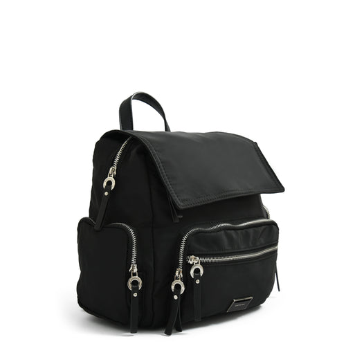 Mochila con tapa harmonie mediana negro