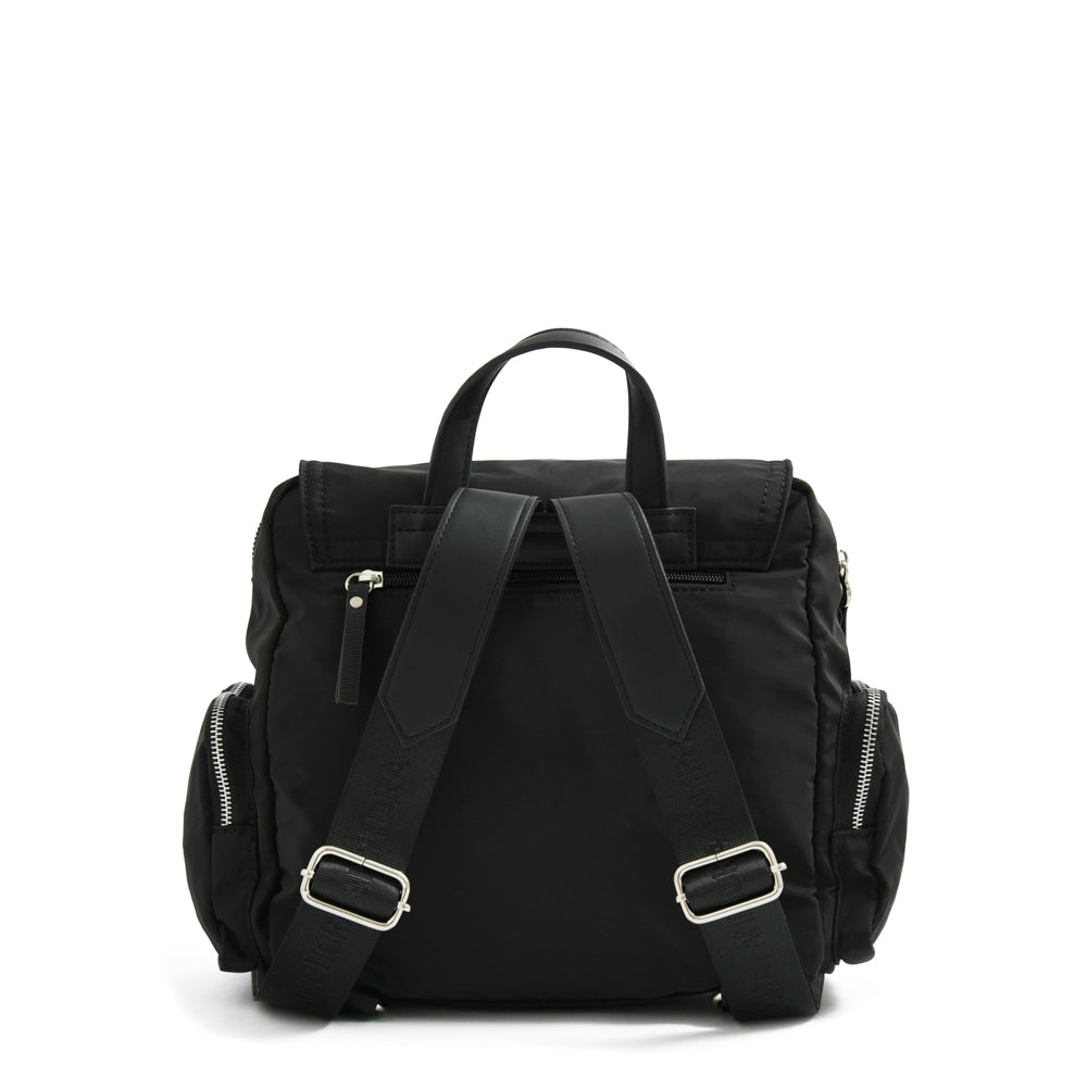 Mochila con tapa harmonie mediana negro