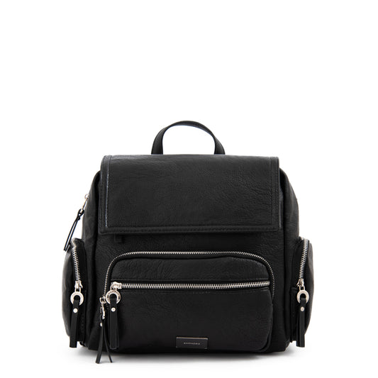 Mochila con tapa mediana harmonie Negro especial