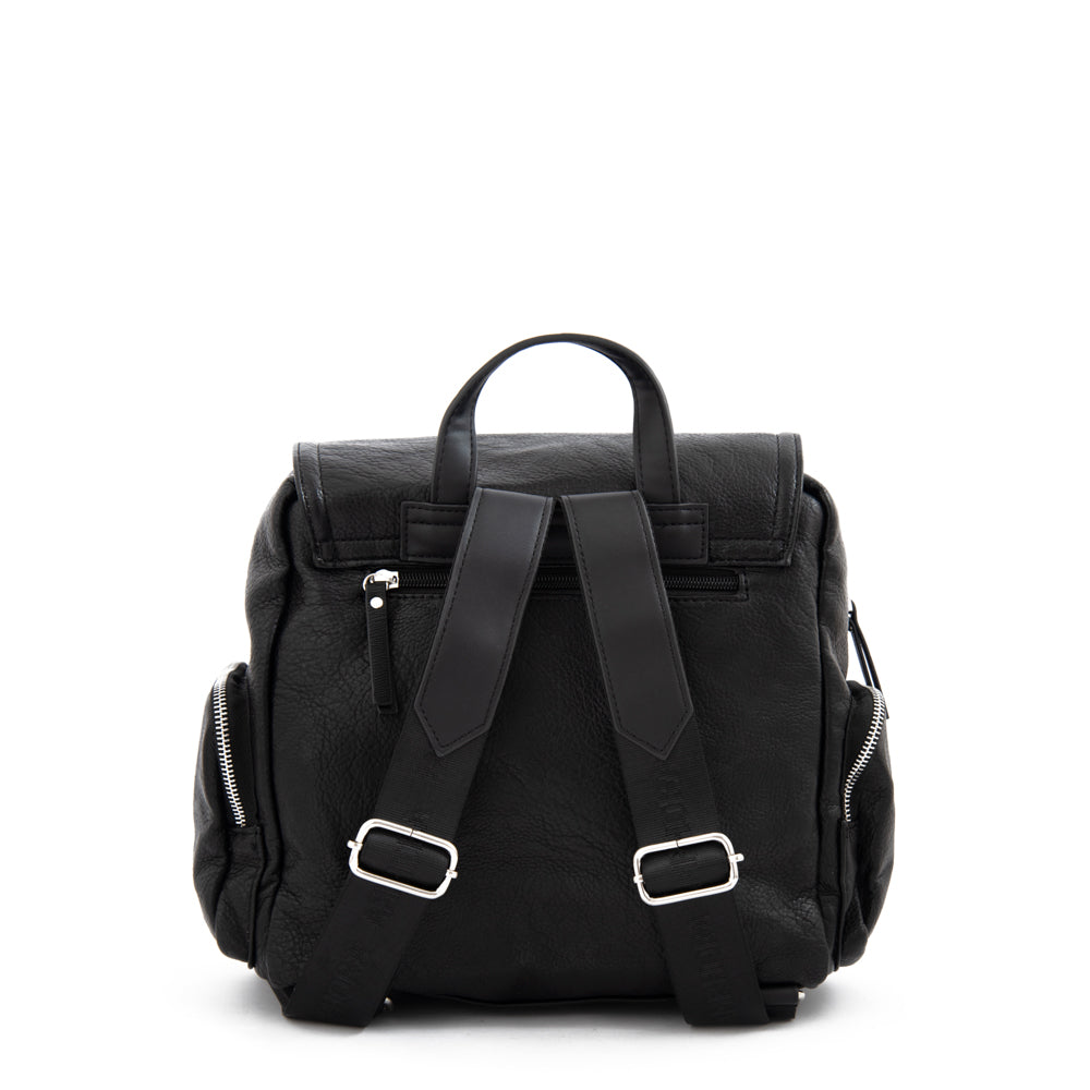 Mochila con tapa harmonie mediana negro especial