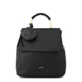 Mochila con tapa benita mediana negro especial