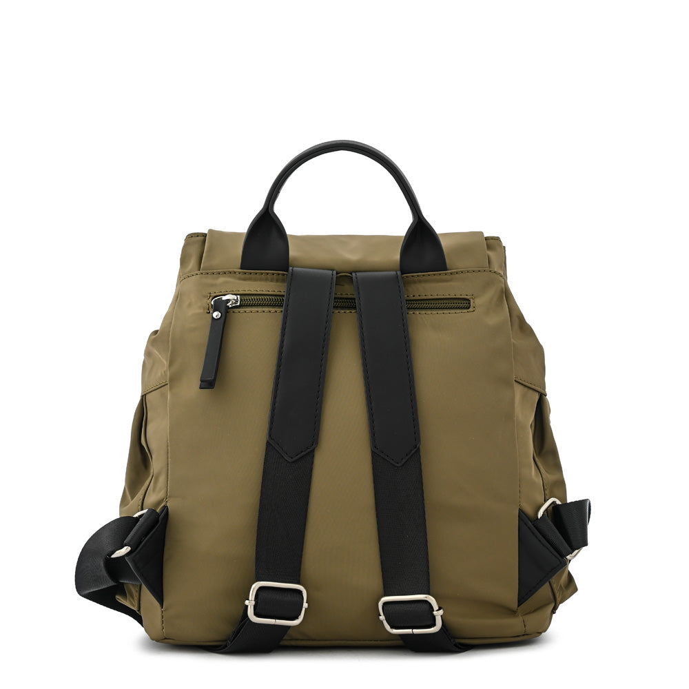Mochila nicole mediana verde oliva