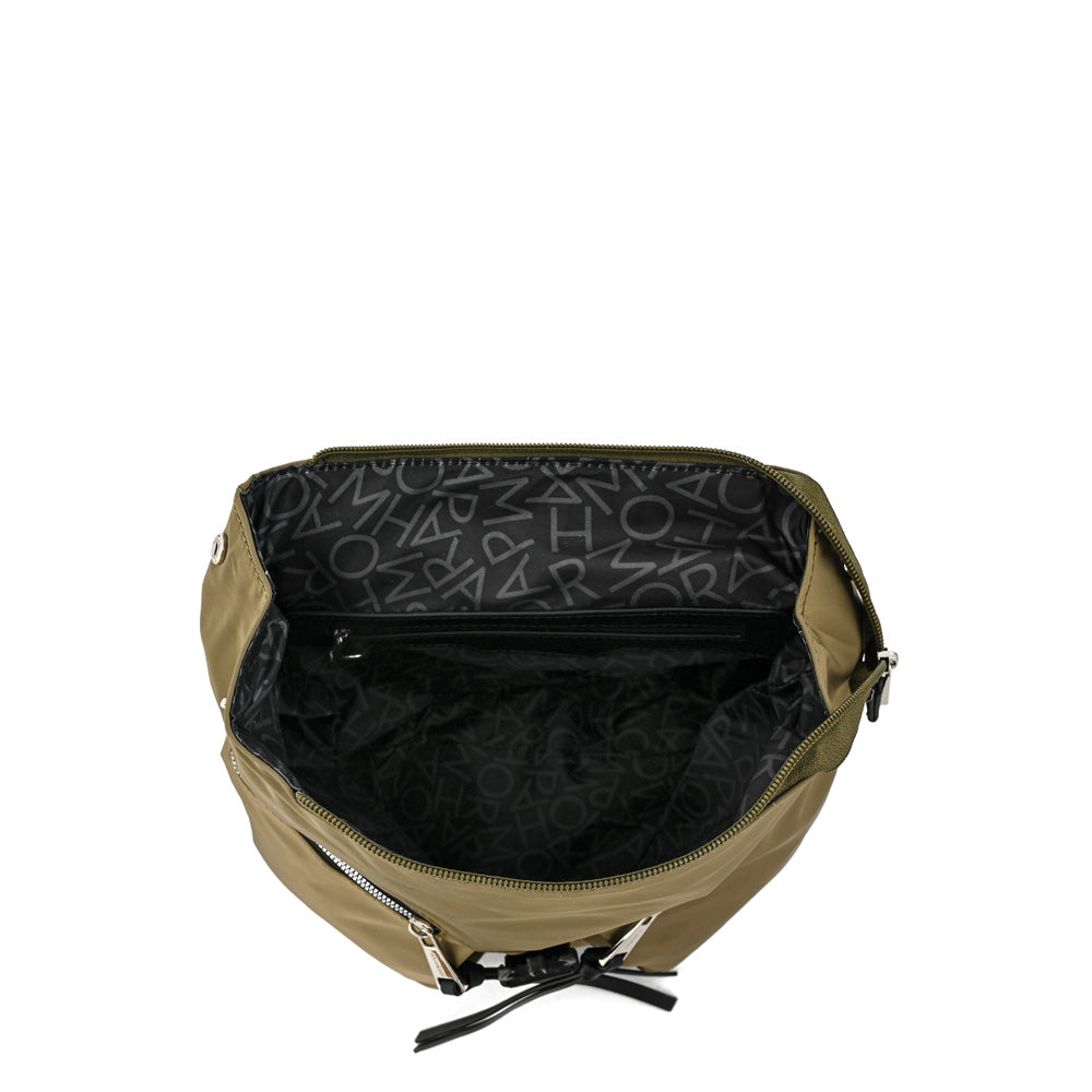 Mochila nicole mediana verde oliva