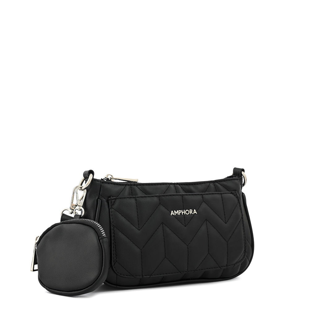 Cartera bandolera mediana blinky negro