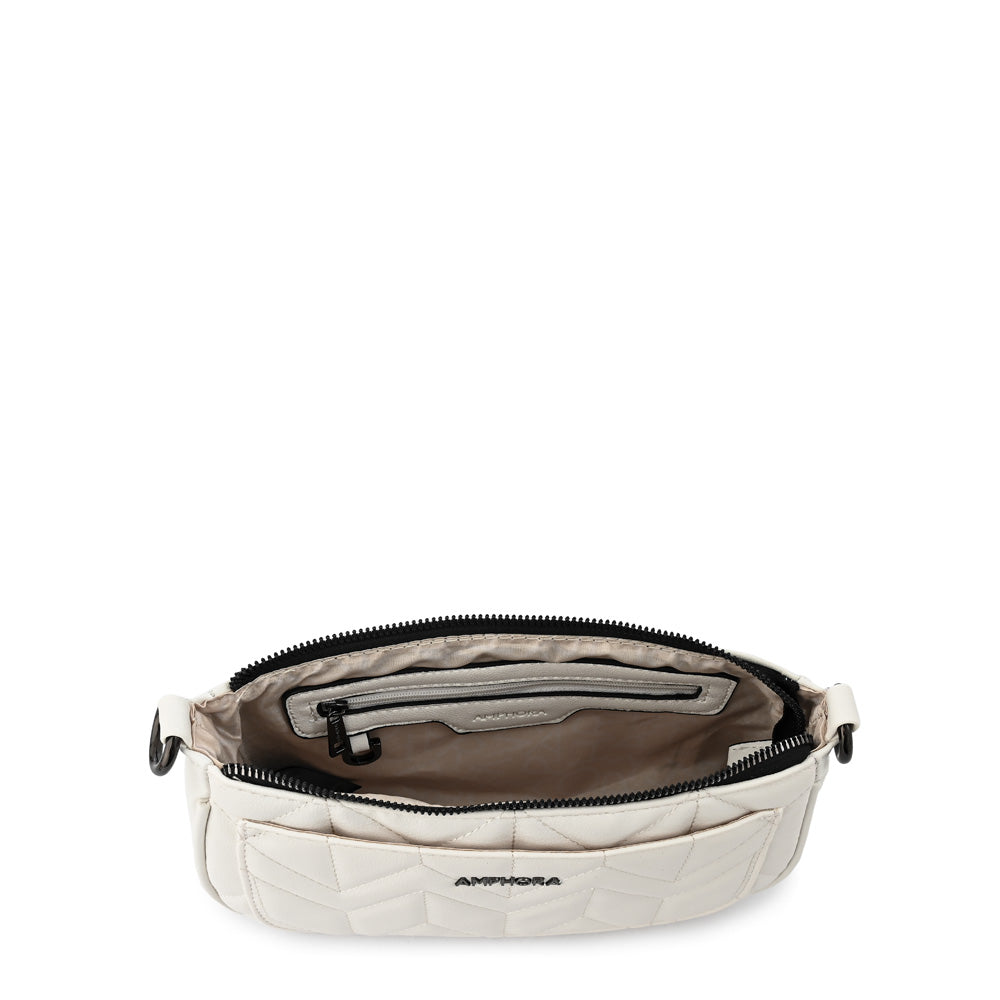 Cartera bandolera blinky mediana blanco