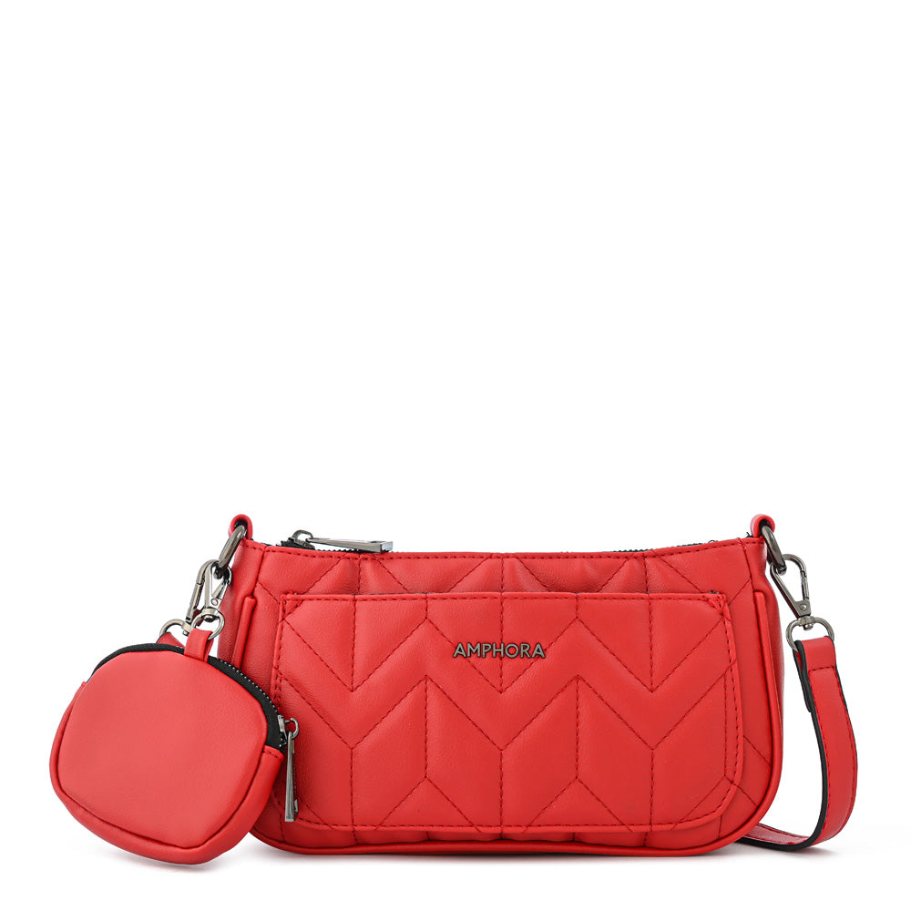 Cartera bandolera blinky mediana rojo