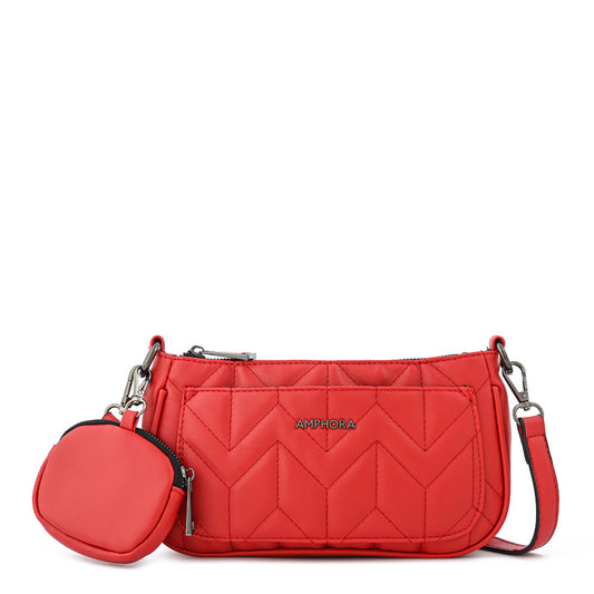 Cartera bandolera mediana blinky rojo