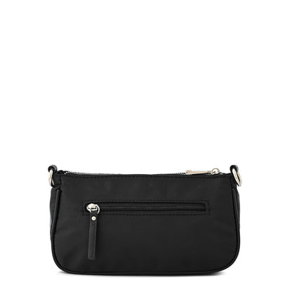 Cartera bandolera mediana blinky negro texturizado