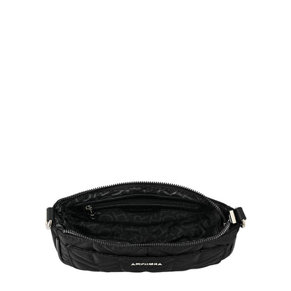 Cartera bandolera mediana blinky negro texturizado