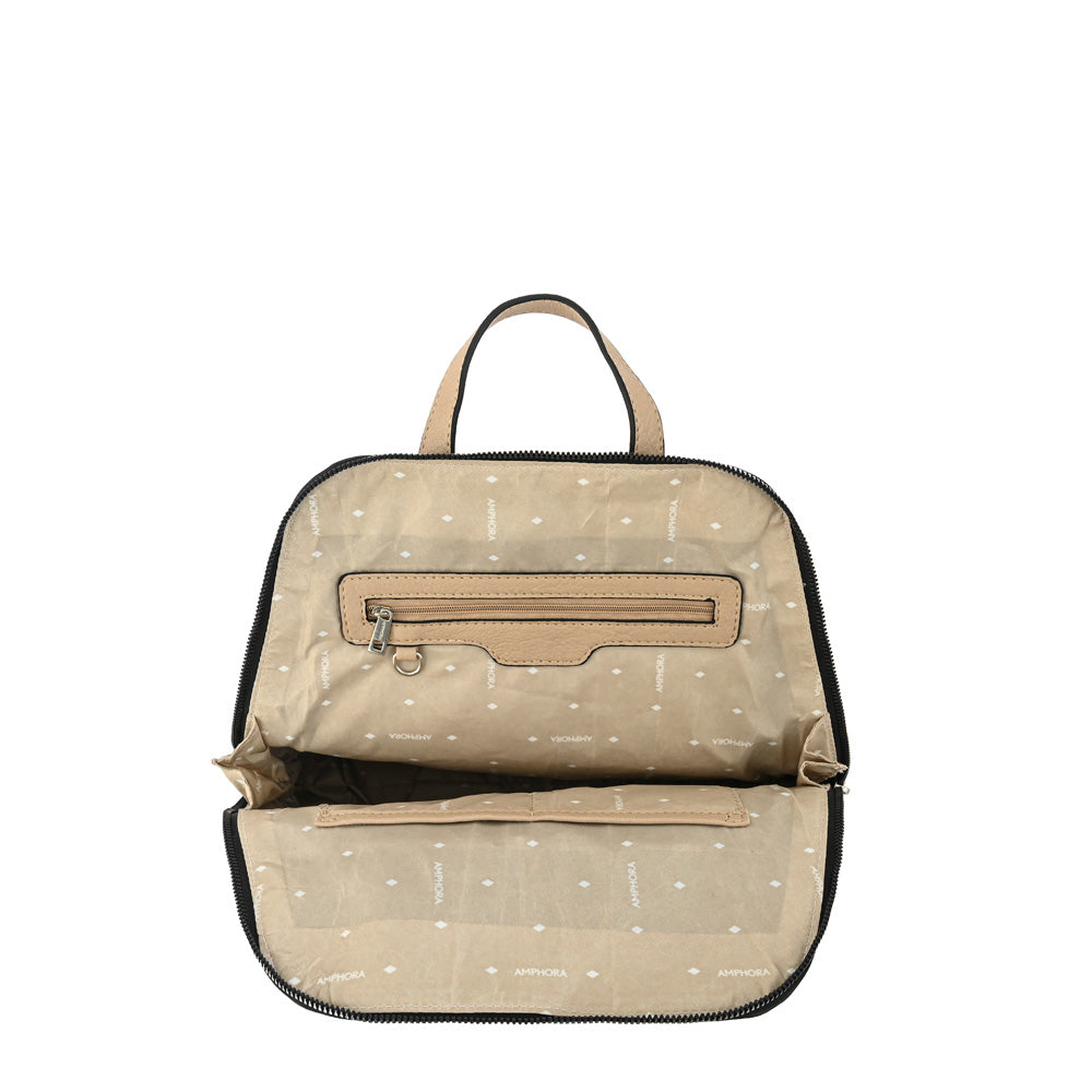 Mochila calen mediana beige