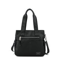 Cartera tote tres divisiones adelina mediana negro especial