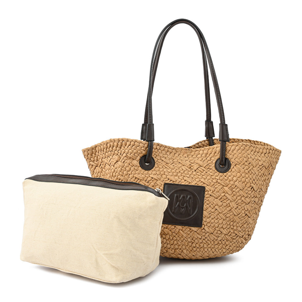 Bolso coralina grande beige
