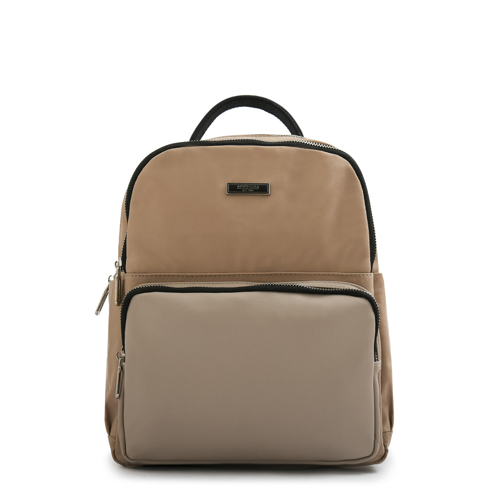 Mochila manchester mediana beige