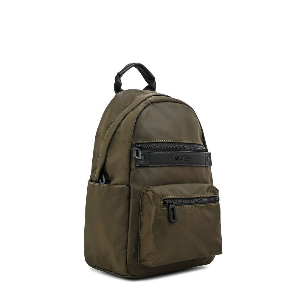 Mochila peru mediana verde oliva