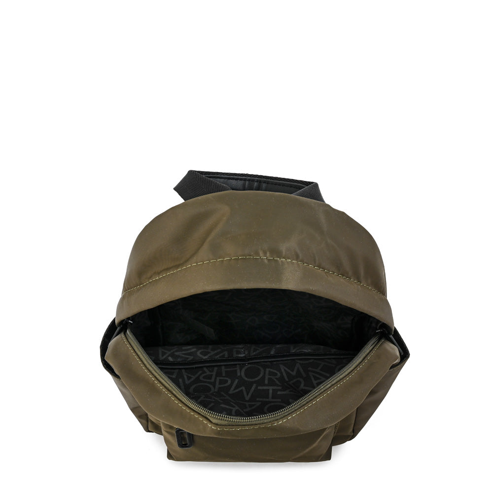 Mochila peru mediana verde oliva