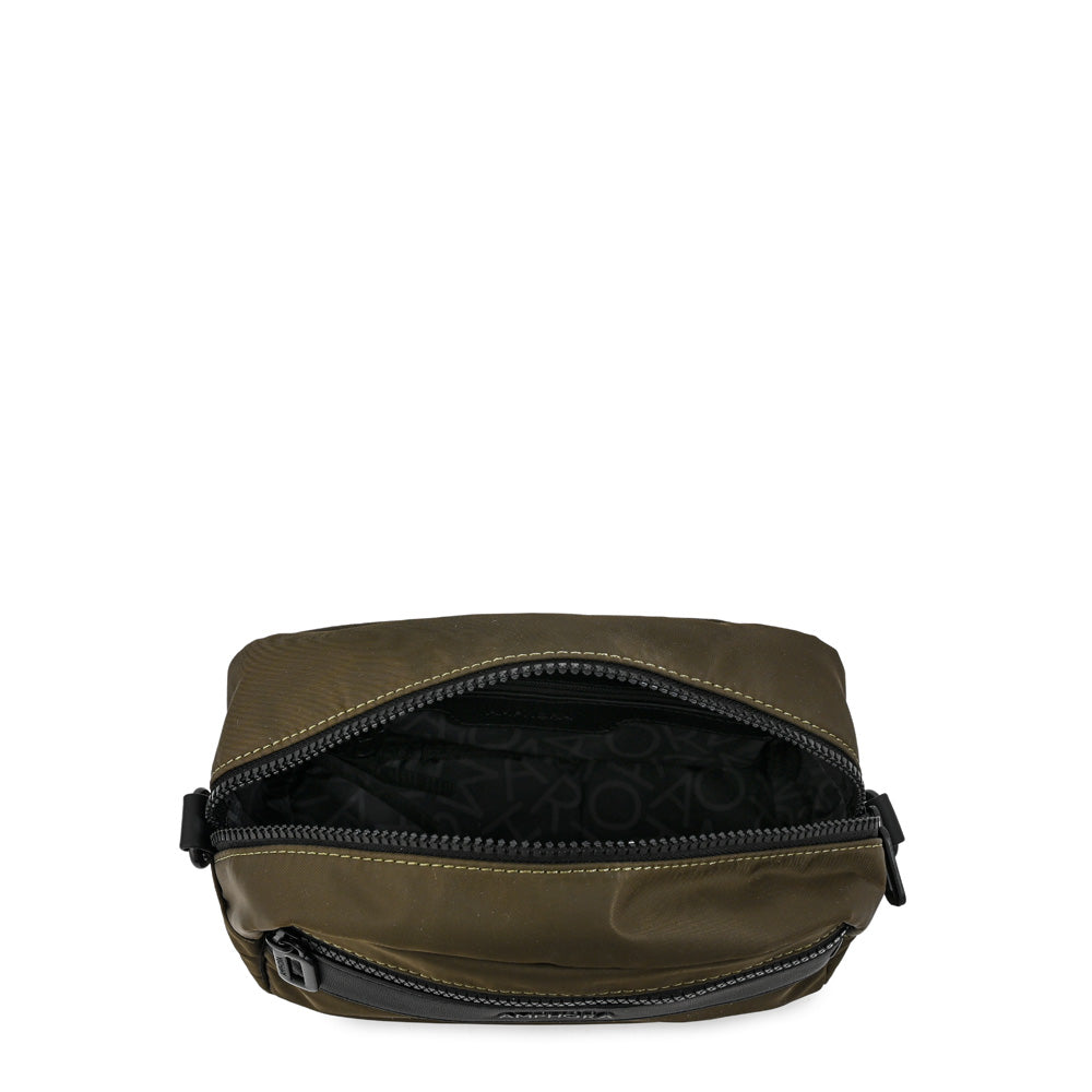 Cartera bandolera peru pequeña verde oliva