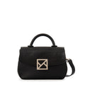 Cartera bandolera con tapa porto pequeña negro especial