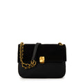 Cartera bandolera con tapa estonia mediana negro especial