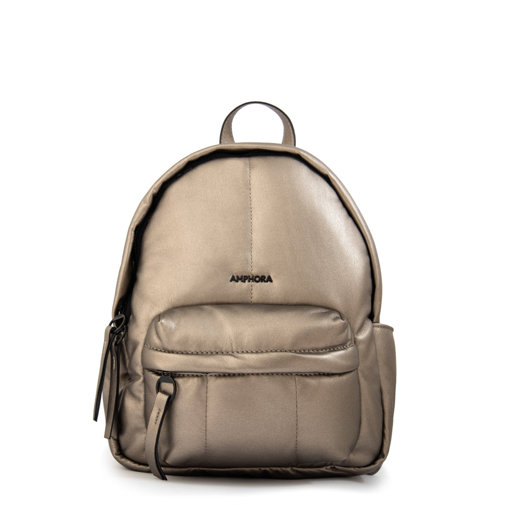 Mochila guyana mediana plateado oscuro