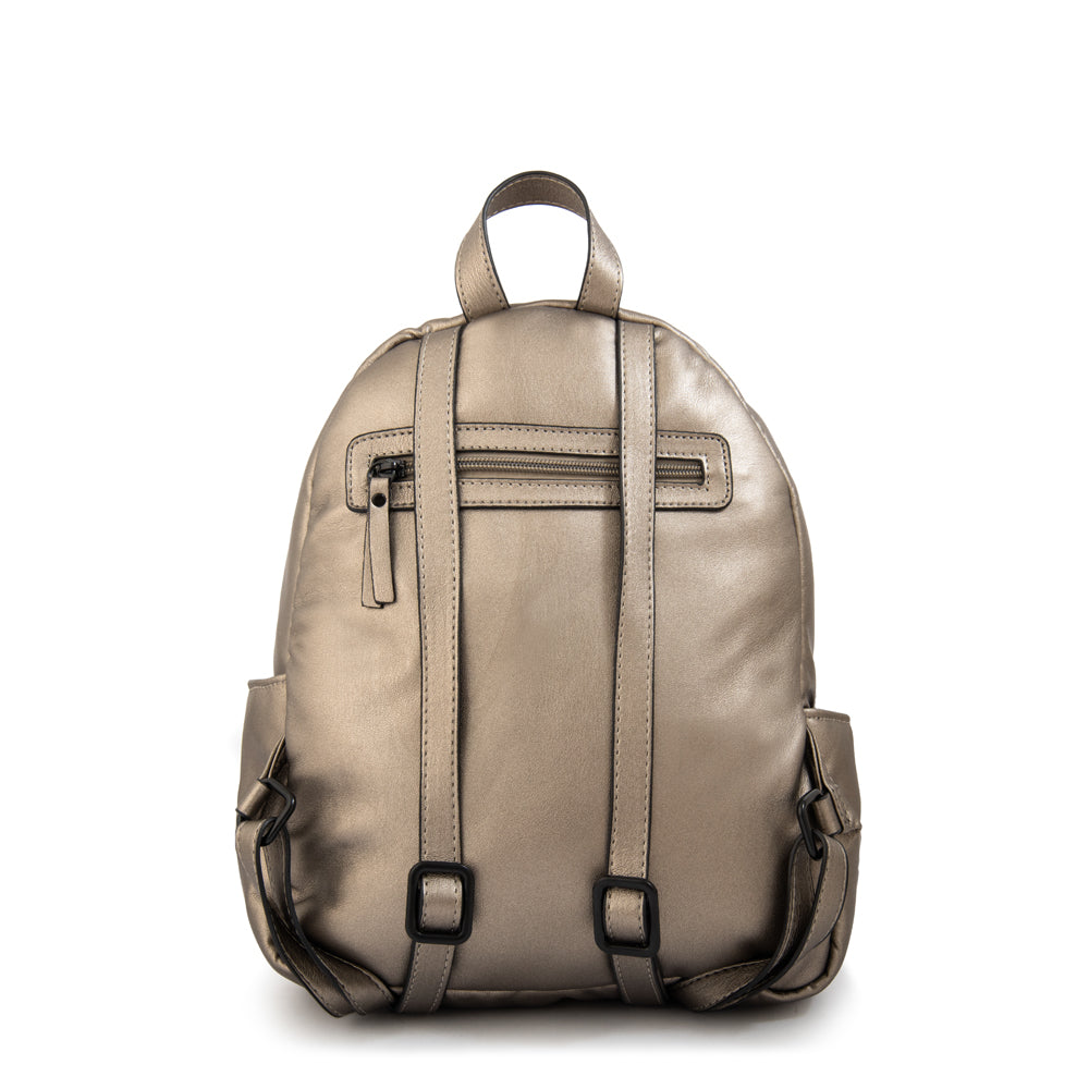 Mochila guyana mediana plateado oscuro