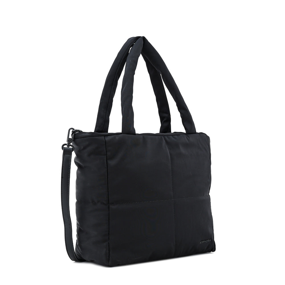 Cartera tote guyana mediana negro especial