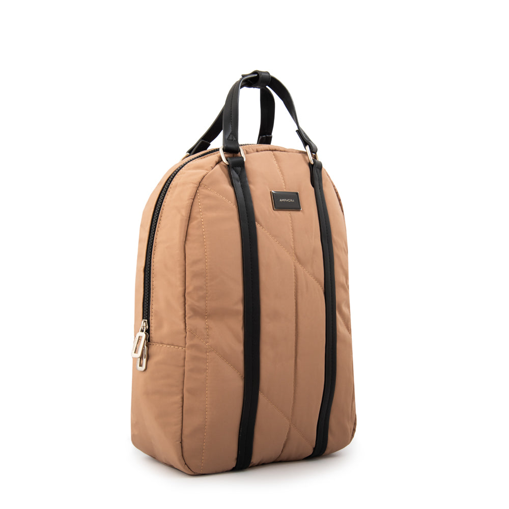 Mochila porta notebook lucia grande taupe