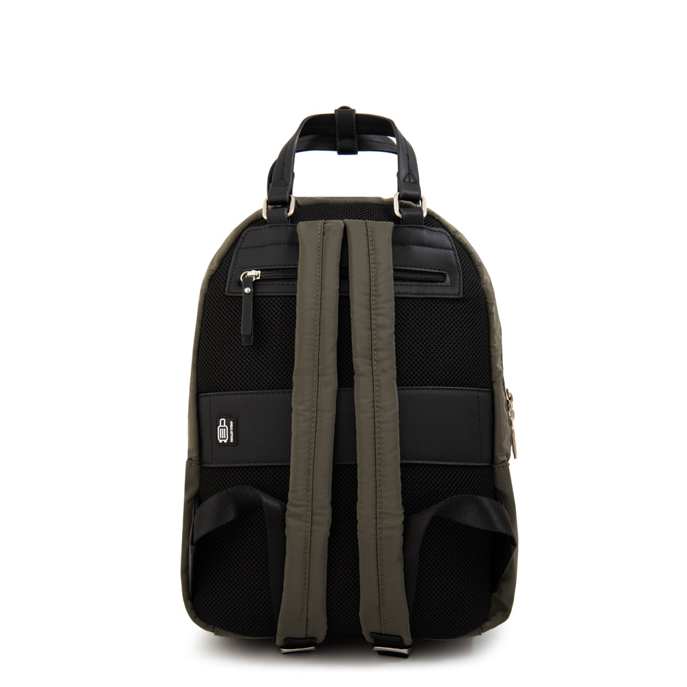 Mochila porta notebook lucia grande verde oliva