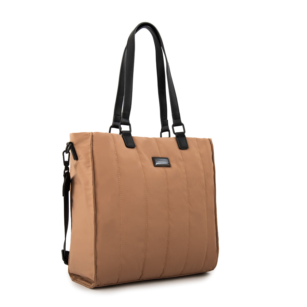Cartera tote japon mediana beige