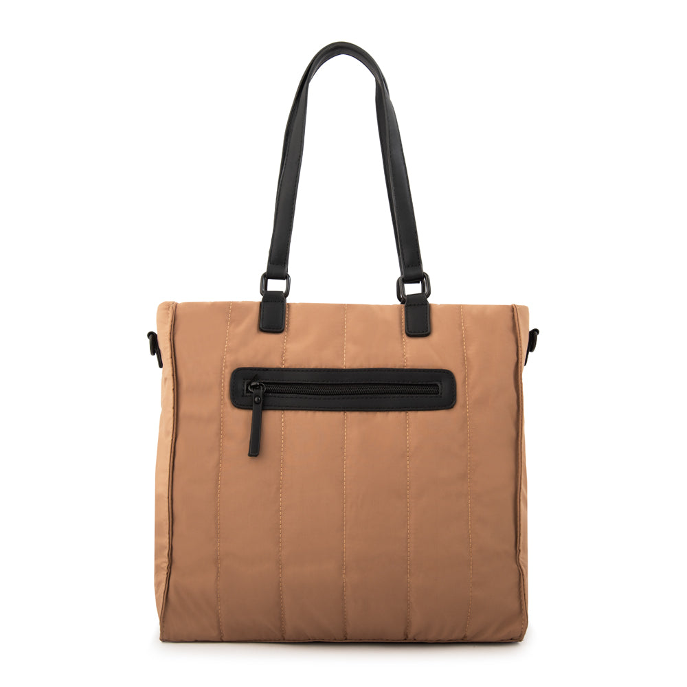 Cartera tote japon mediana beige