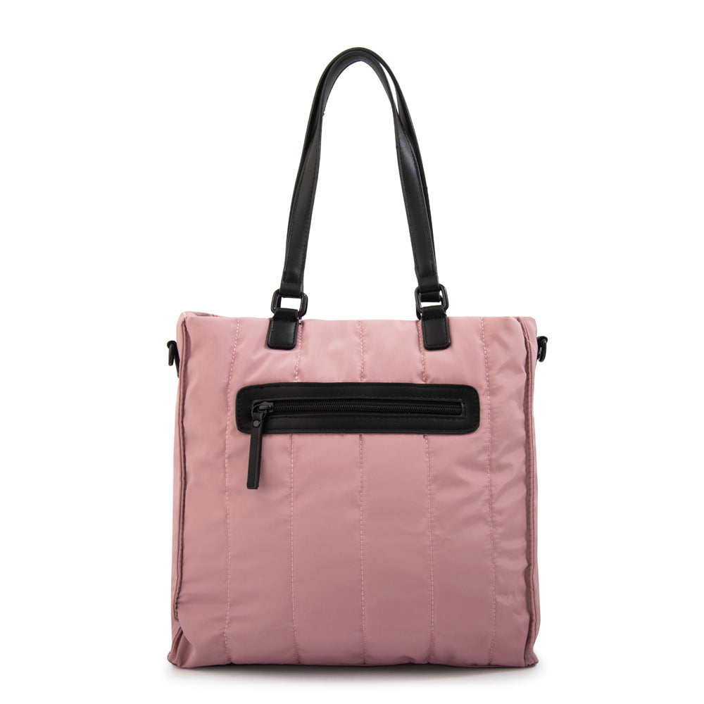 Cartera tote japon mediana rosa viejo