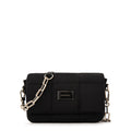 Cartera bandolera con tapa vania mediana negro especial