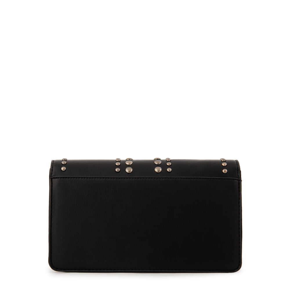 Cartera bandolera con tapa inglaterra pequeña negro