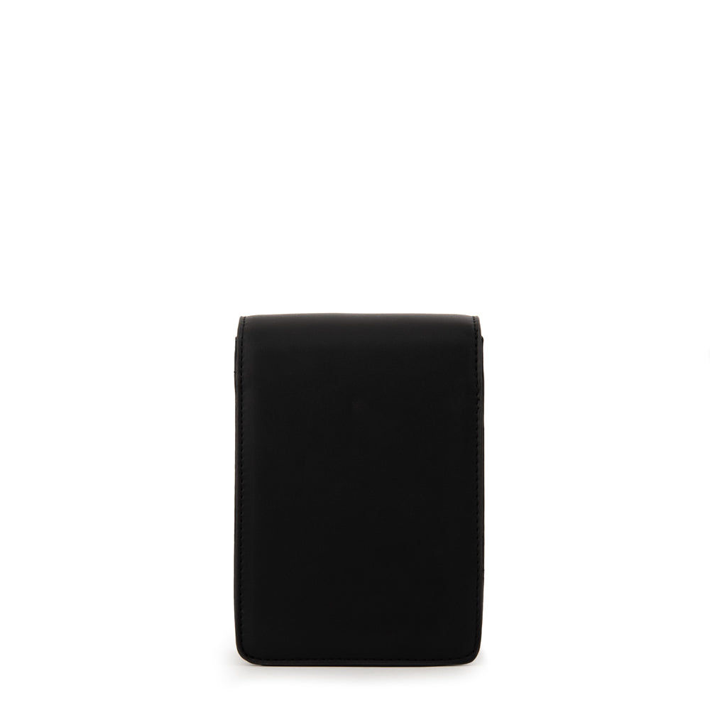 Cartera bandolera con tapa canada pequeña negro