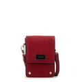 Cartera bandolera con tapa canada pequeña rojo
