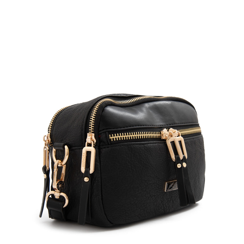 Cartera bandolera benin mediana negro