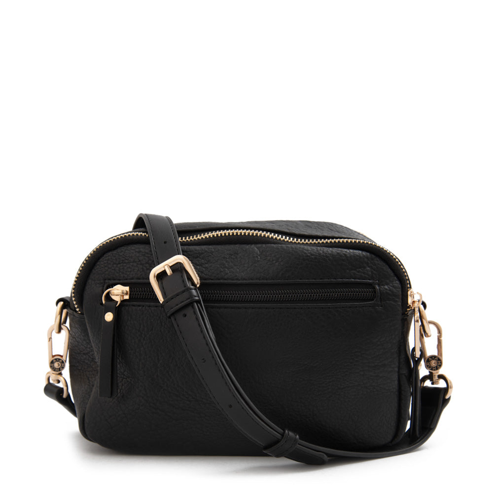 Cartera bandolera benin mediana negro