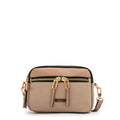 Cartera bandolera benin mediana beige
