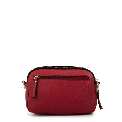 Cartera Bandolera benin mediana rojo
