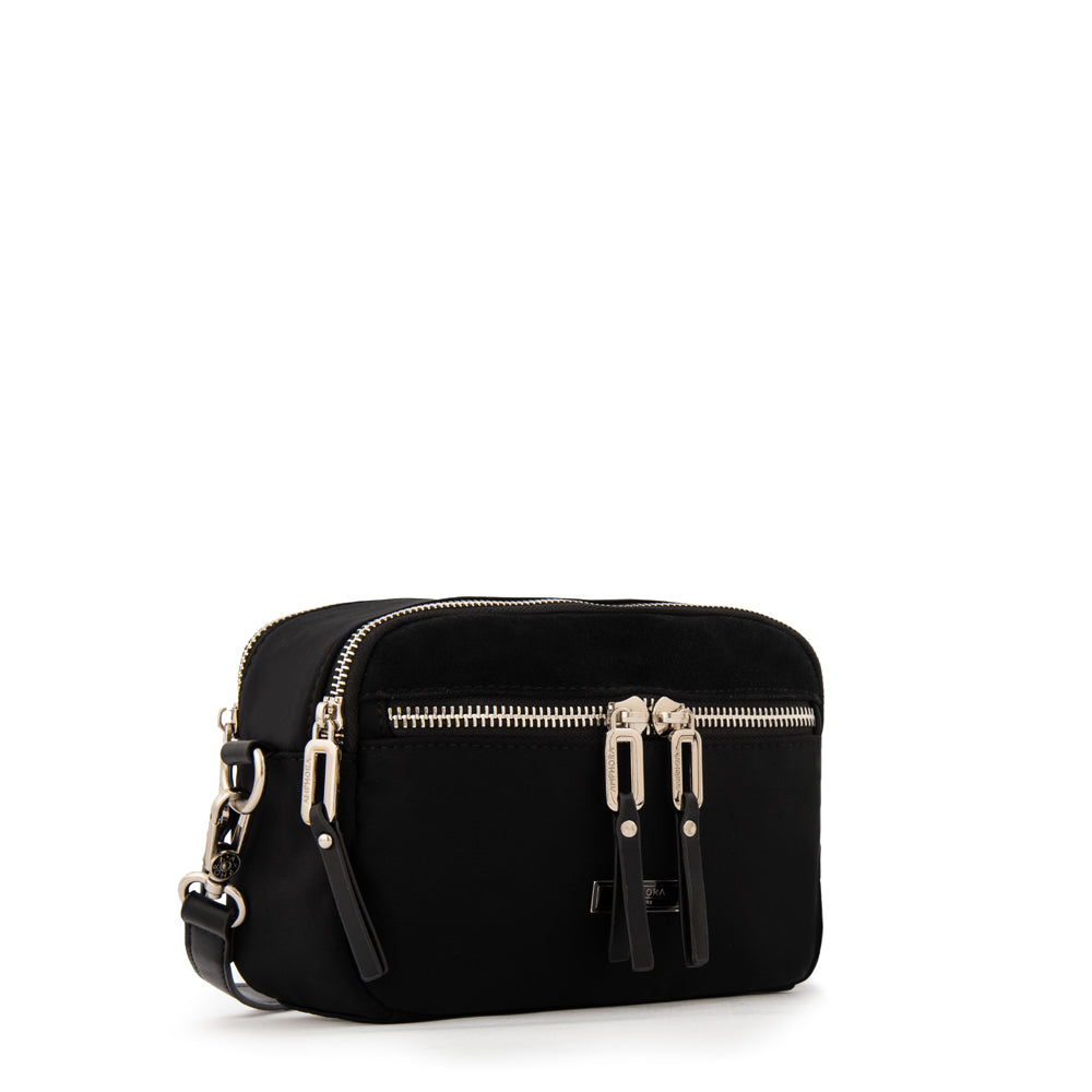 Cartera bandolera benin mediana negro especial