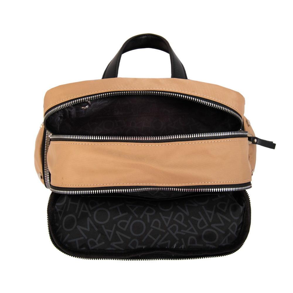 Mochila sabrina mediana beige oscuro