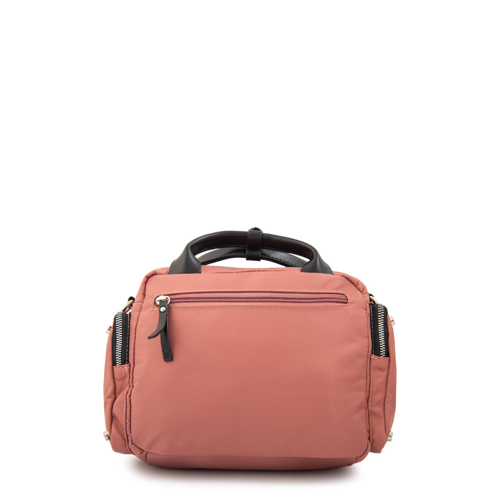 Cartera bandolera sabrina mediana rosa viejo